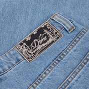 Pantalon Baggy en Denim - Bleu Premium Délavé