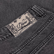 Pantalon Relaxed en Denim - Noir Délavé