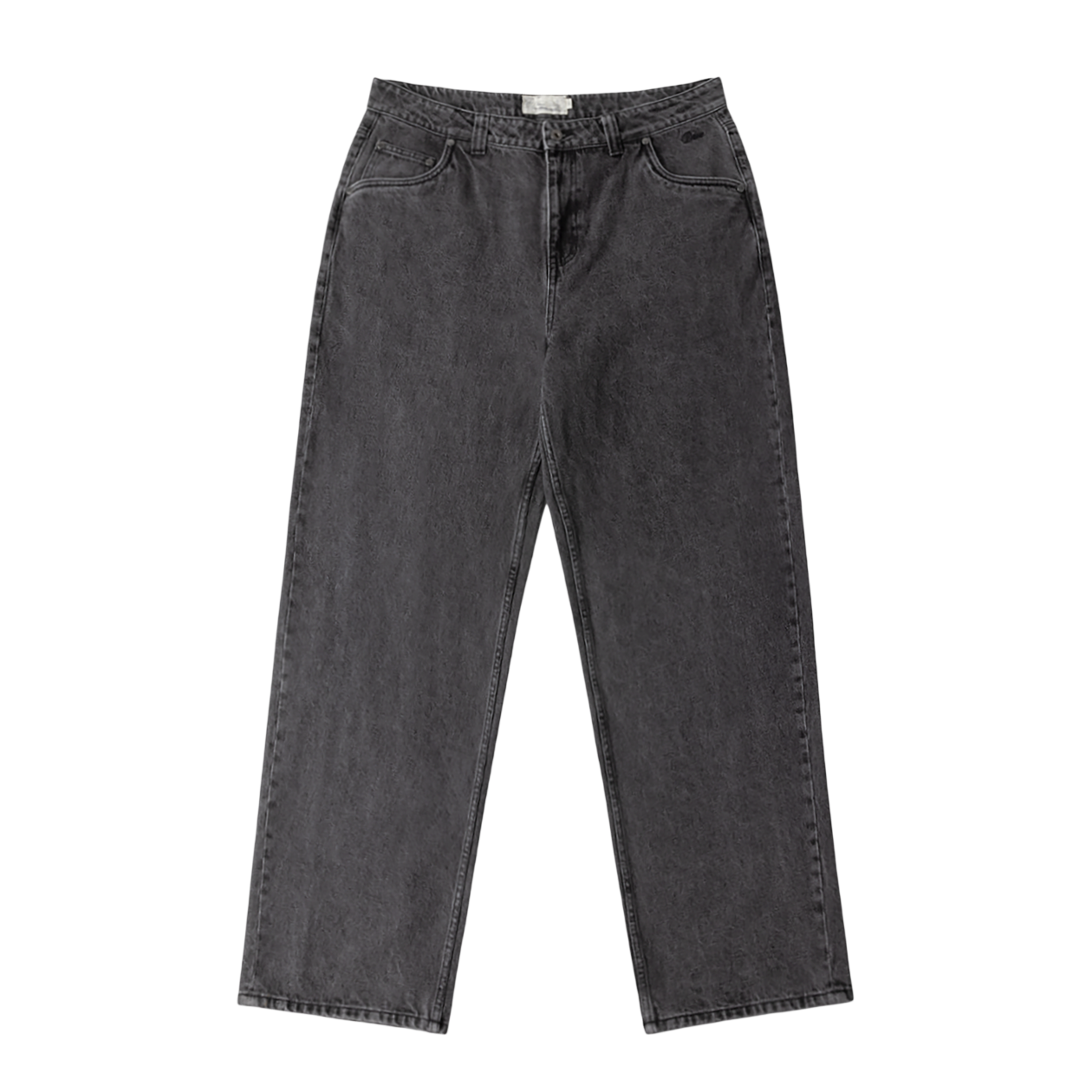 Pantalon Relaxed en Denim - Noir Délavé
