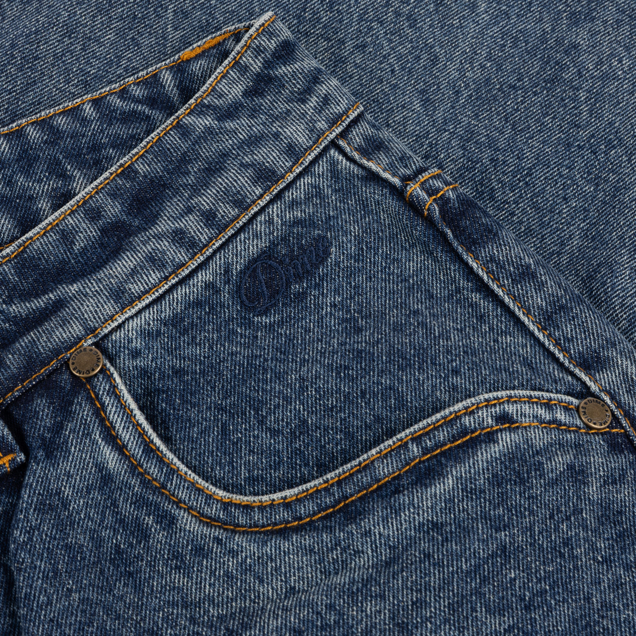 Pantalon Relaxed en Denim - Stone Washed