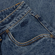 Pantalon Relaxed en Denim - Stone Washed