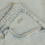 Pantalon Jean Baggy - Bleu Ciel Sablé