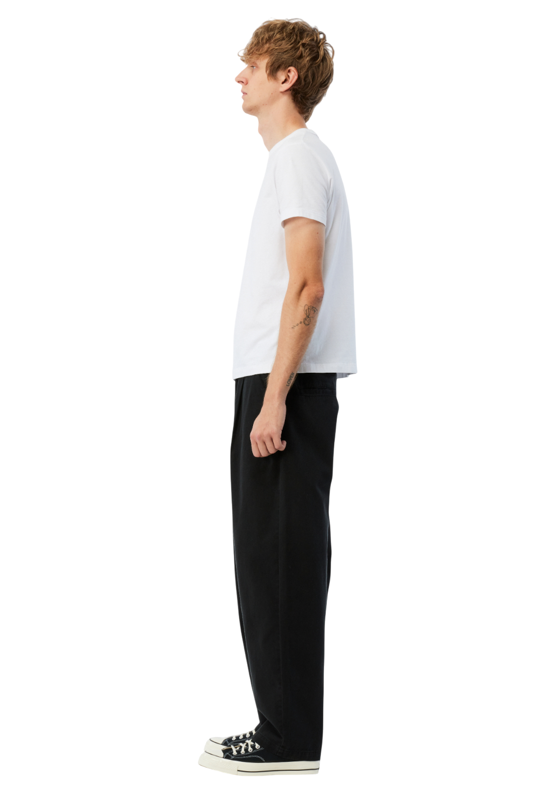 Baggy Chino Pantalon - Noir