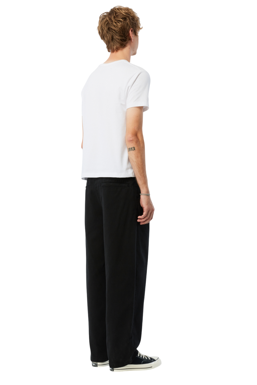 Baggy Chino Pantalon - Noir