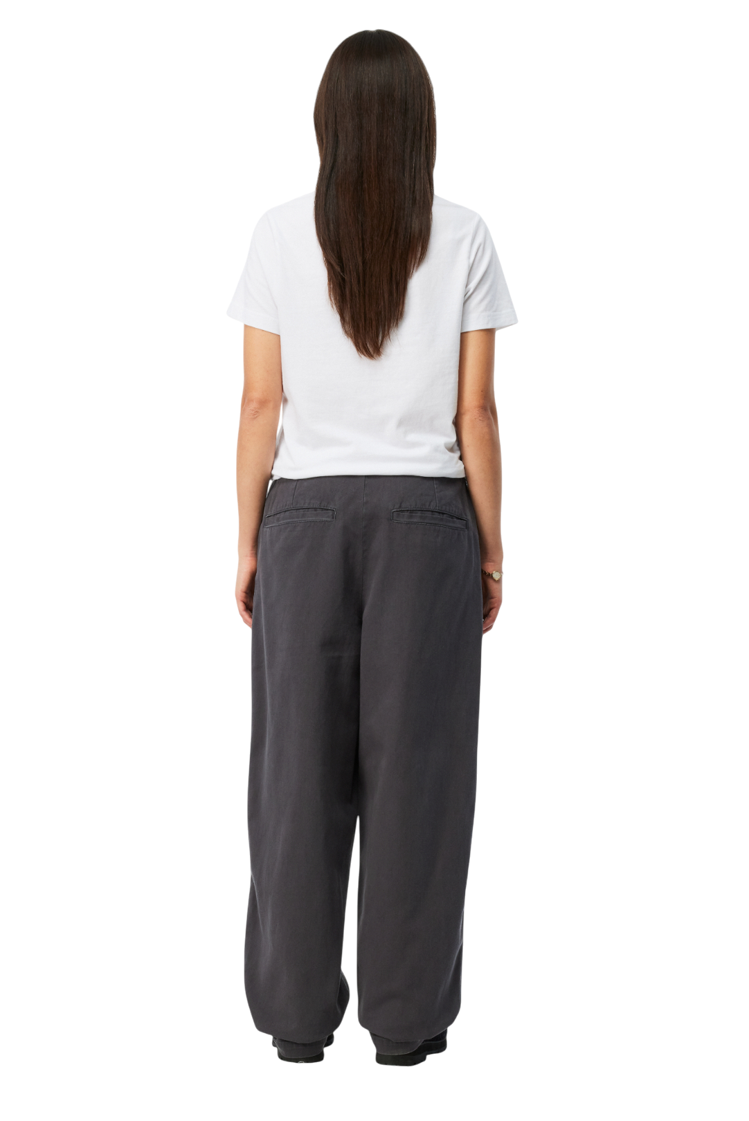 Baggy Chino Pantalon - Charbon