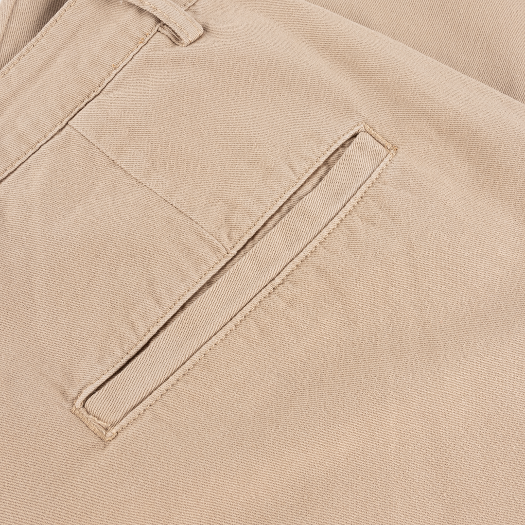 Baggy Chino Pantalon - Kaki Clair
