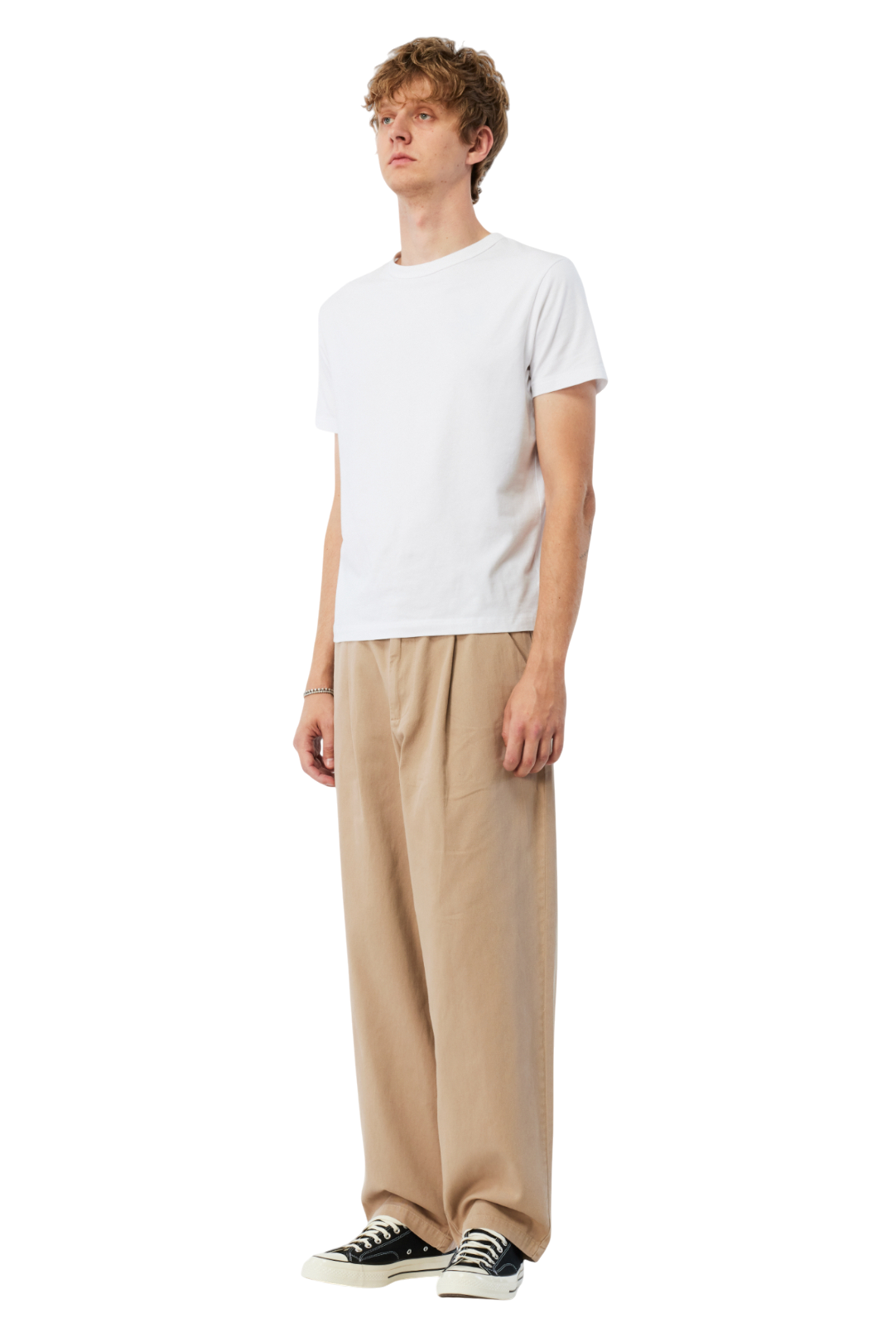Baggy Chino Pantalon - Kaki Clair