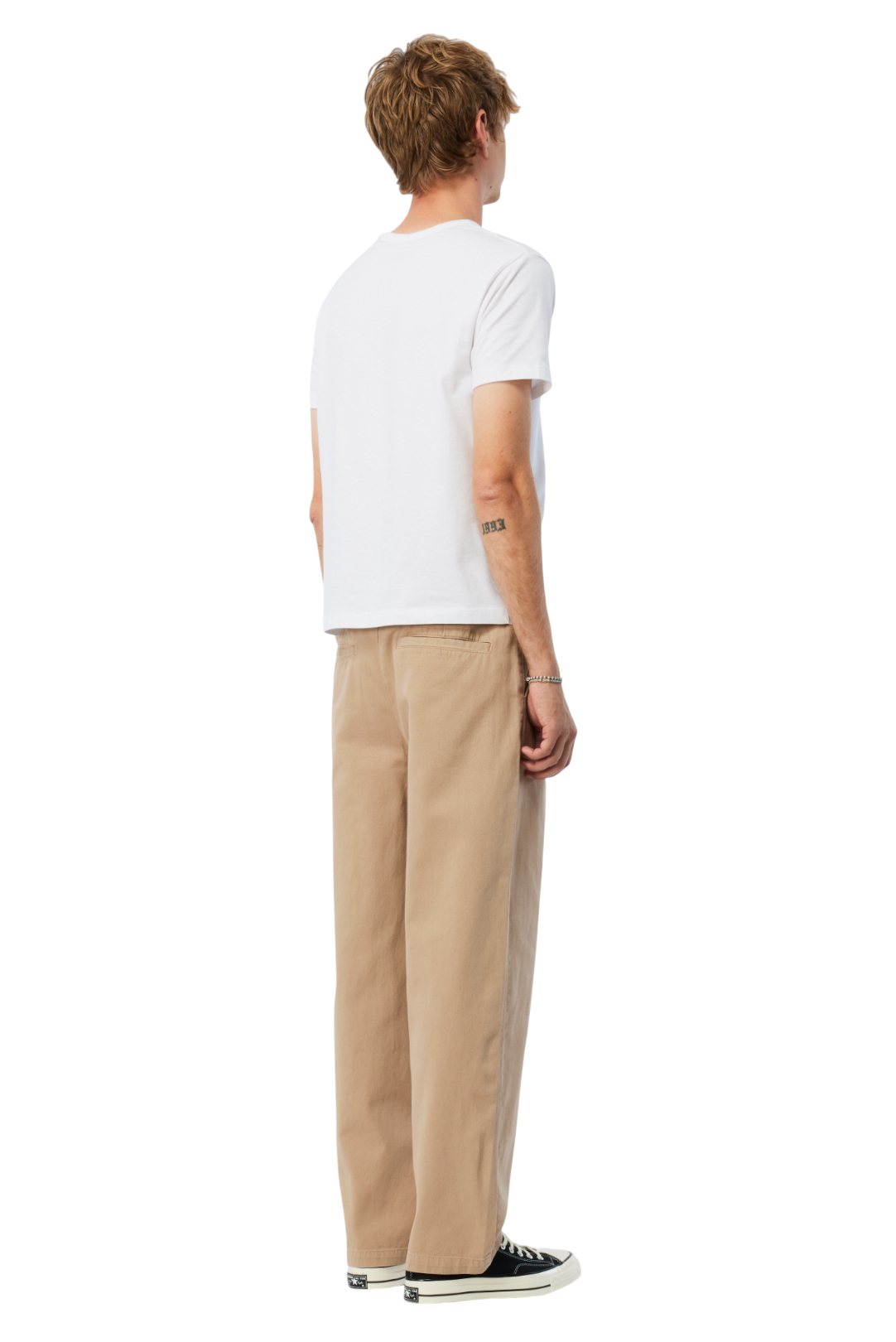 Baggy Chino Pantalon - Kaki Clair