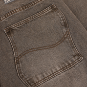 Pantalon Jean Décontracté - Marron Sablé