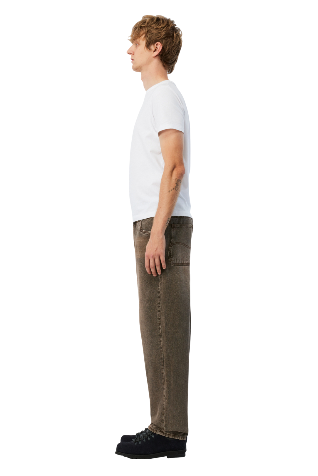 Pantalon Jean Décontracté - Marron Sablé
