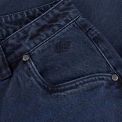 Pantalon Jean Décontracté - Bleu Vrai Sablé