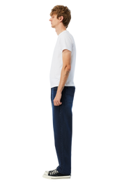 Pantalon Jean Décontracté - Bleu Vrai Sablé