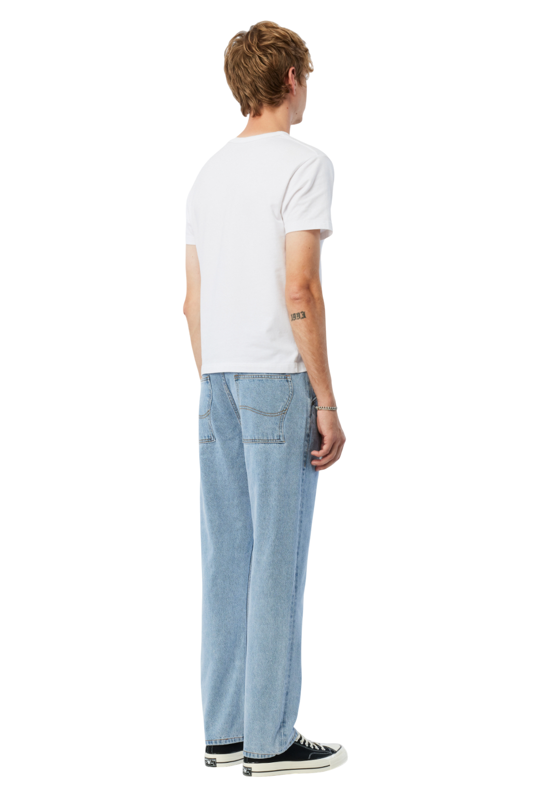 Pantalon Jean Droit - Bleu Délavé