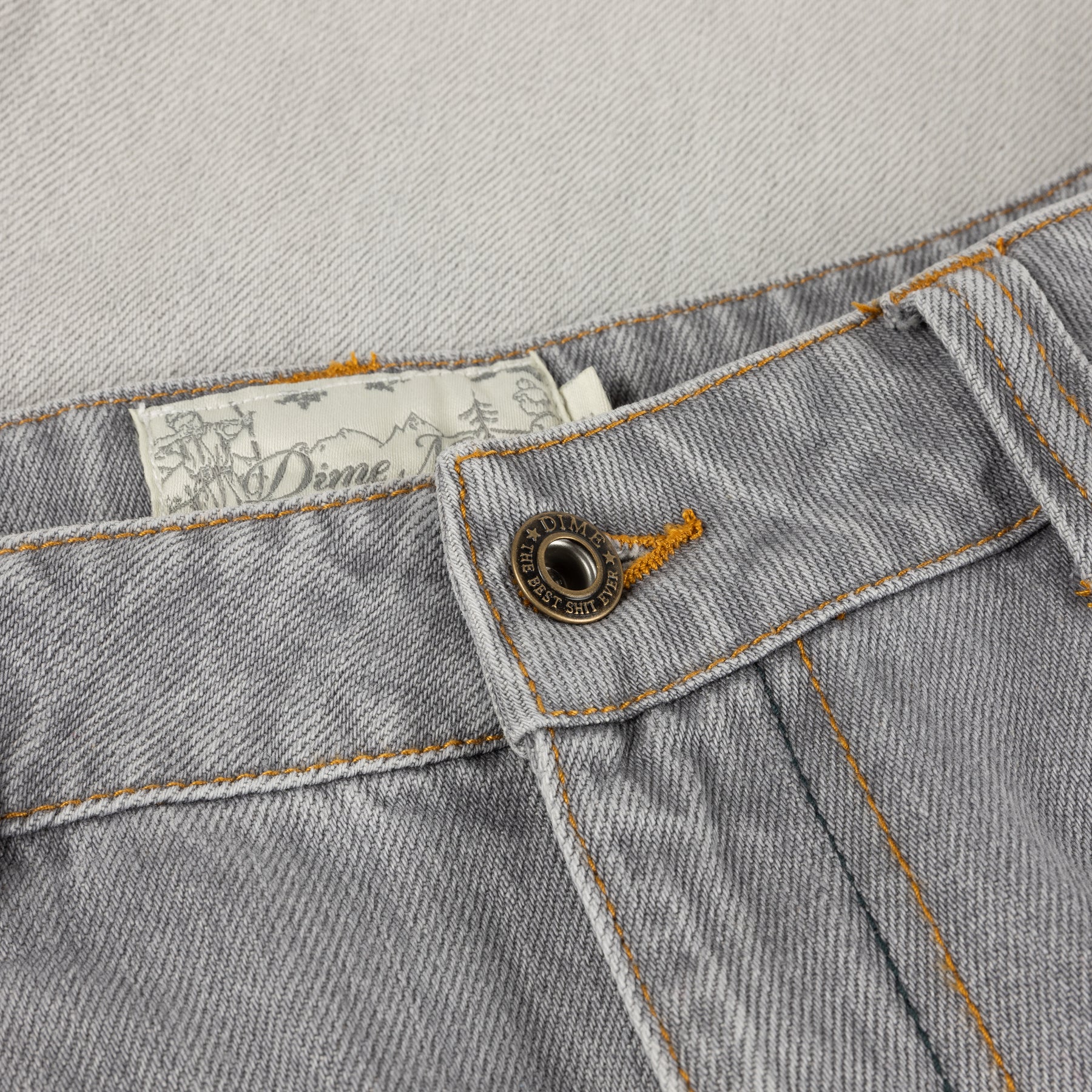 Pantalon Relaxed Classique en Denim - Gris Sablé Trempé