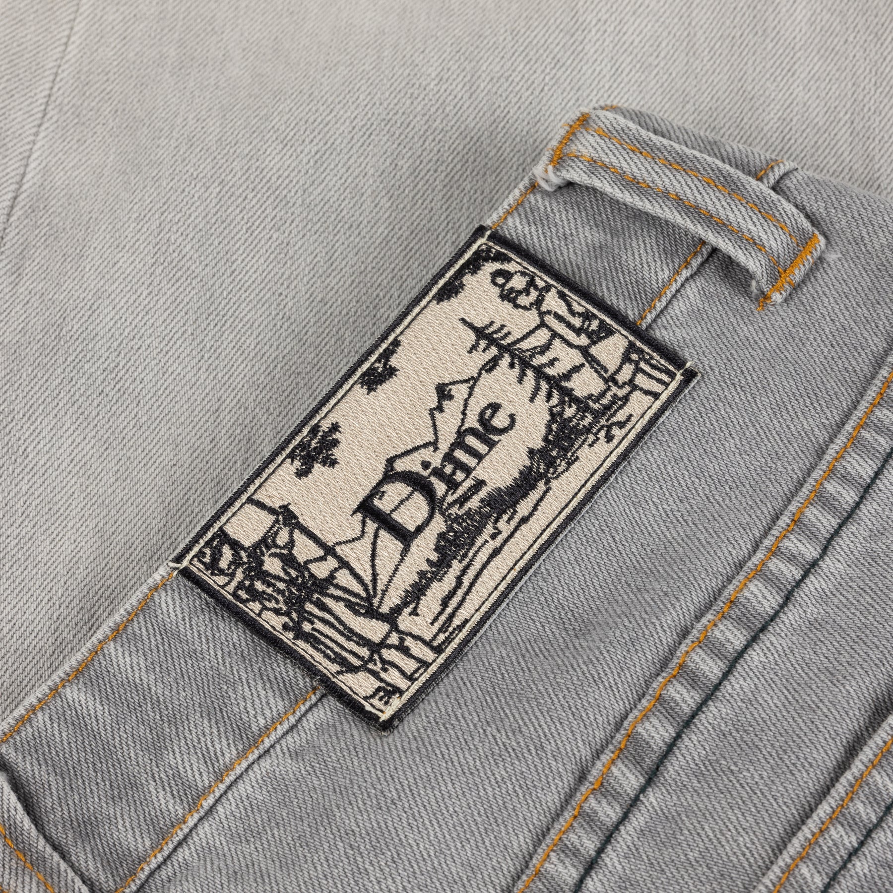 Pantalon Relaxed Classique en Denim - Gris Sablé Trempé