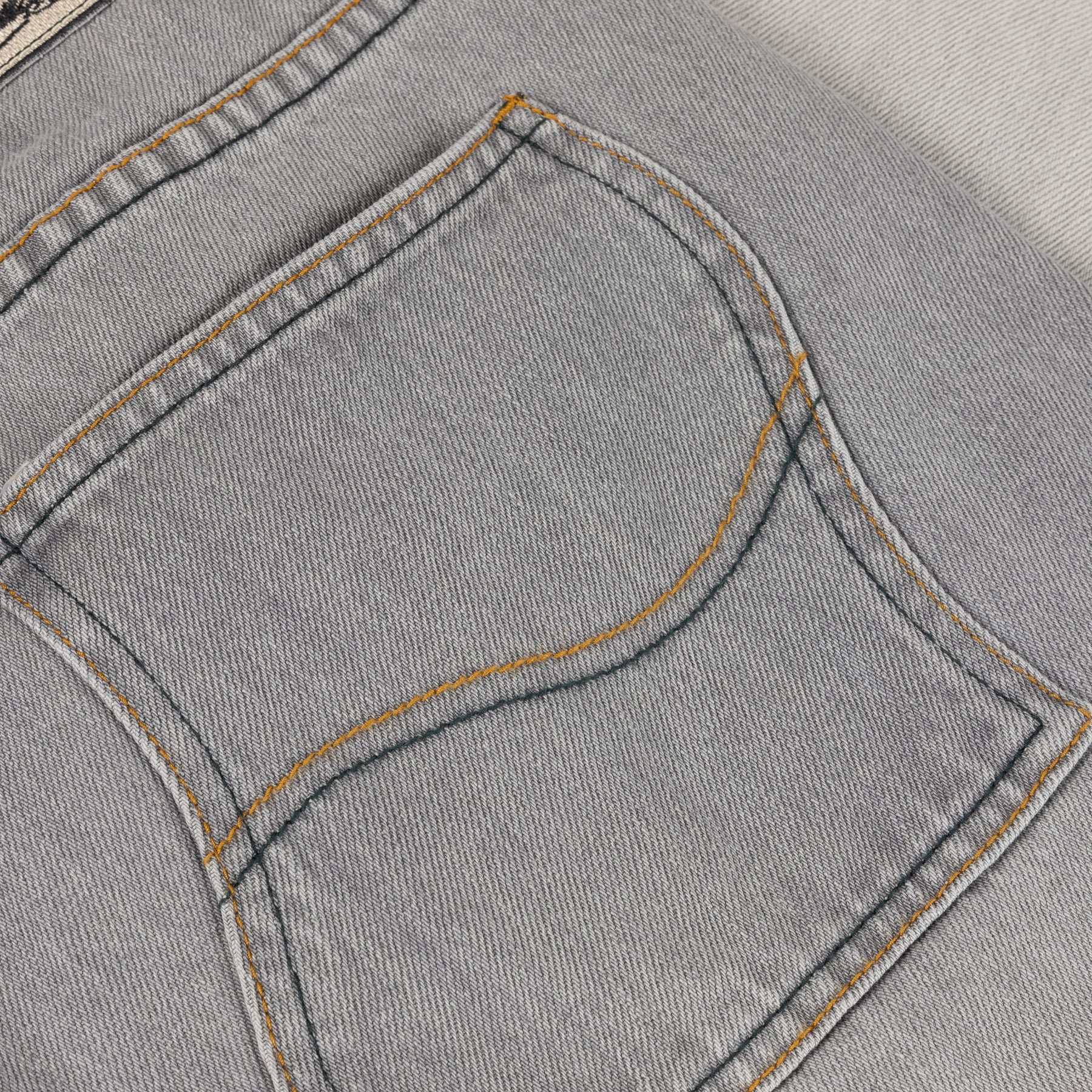 Pantalon Relaxed Classique en Denim - Gris Sablé Trempé