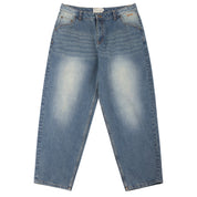 Pantalon en Denim Baggy - Indigo Sablé