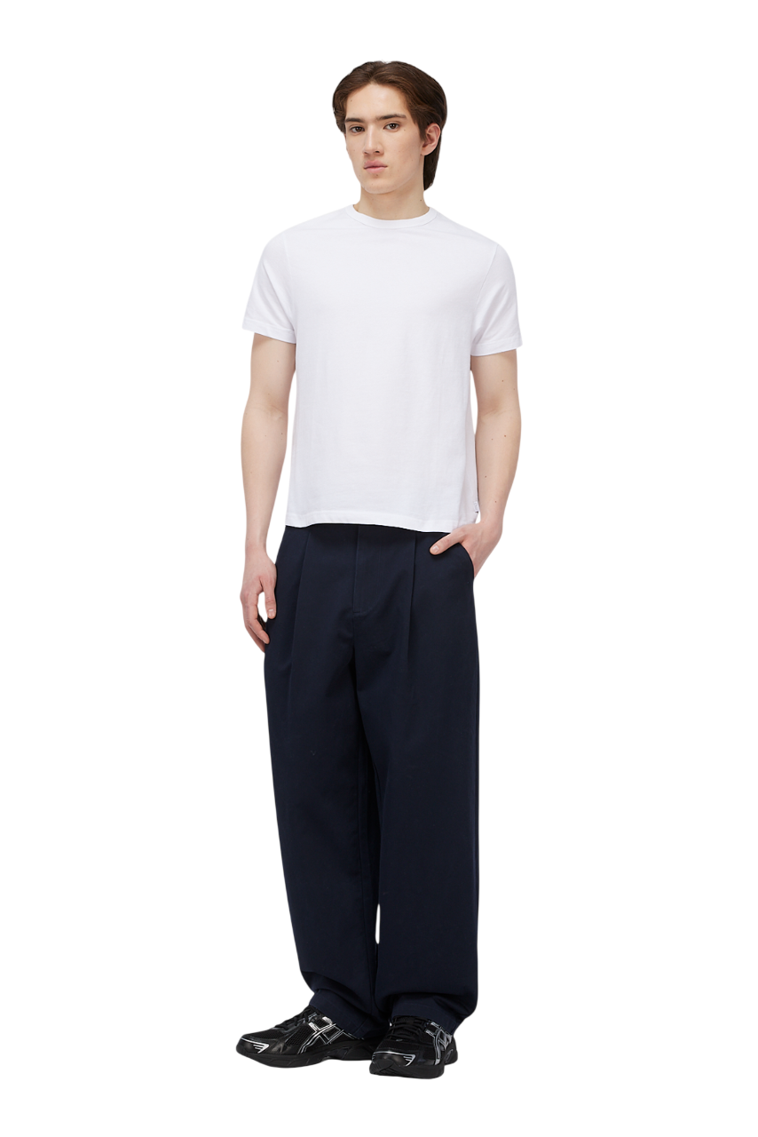 Baggy Chino Pants - Navy