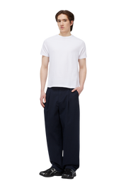 Baggy Chino Pants - Navy