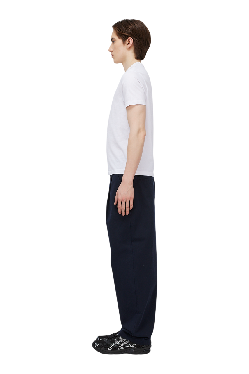 Baggy Chino Pants - Navy