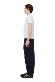 Baggy Chino Pants - Navy