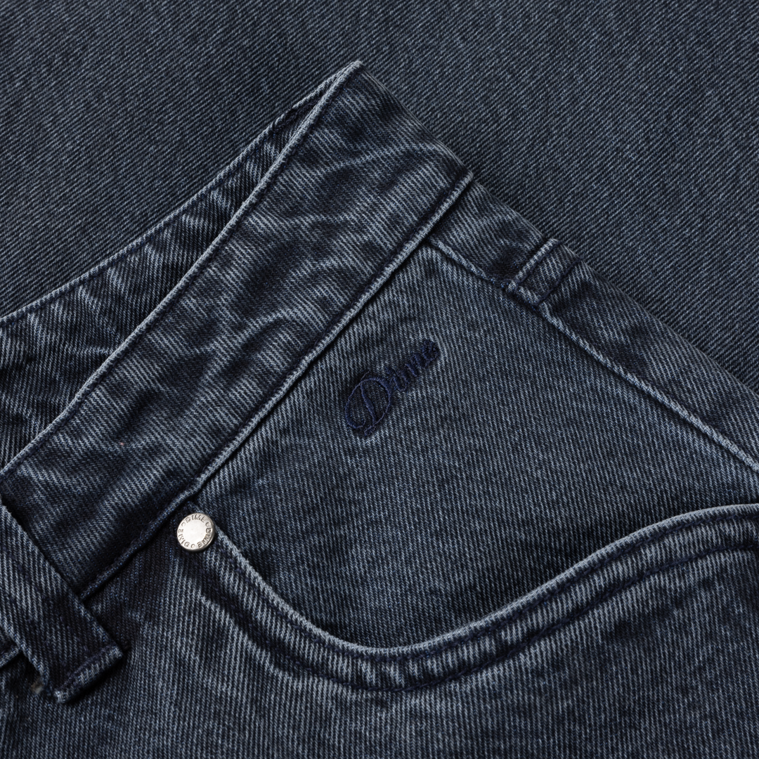 Baggy Denim Pants - Overdyed Blue