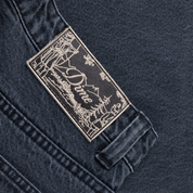 Baggy Denim Pants - Overdyed Blue
