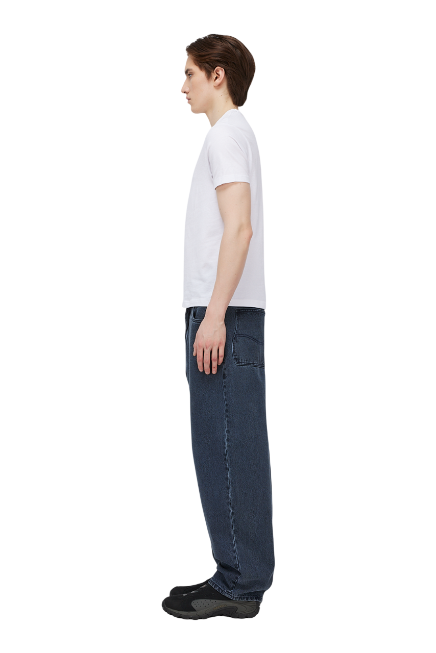 Baggy Denim Pants - Overdyed Blue