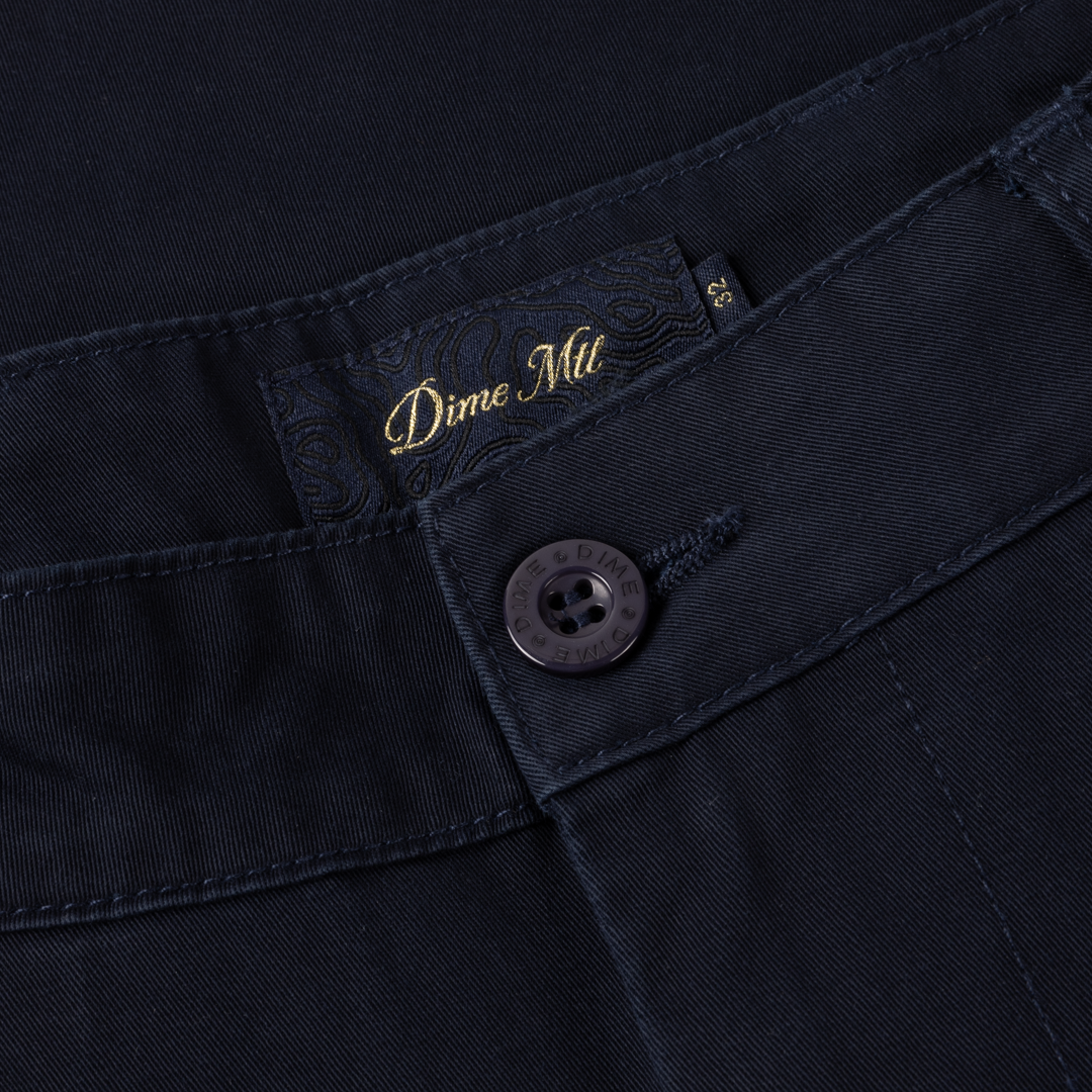 Baggy Chino Pants - Navy