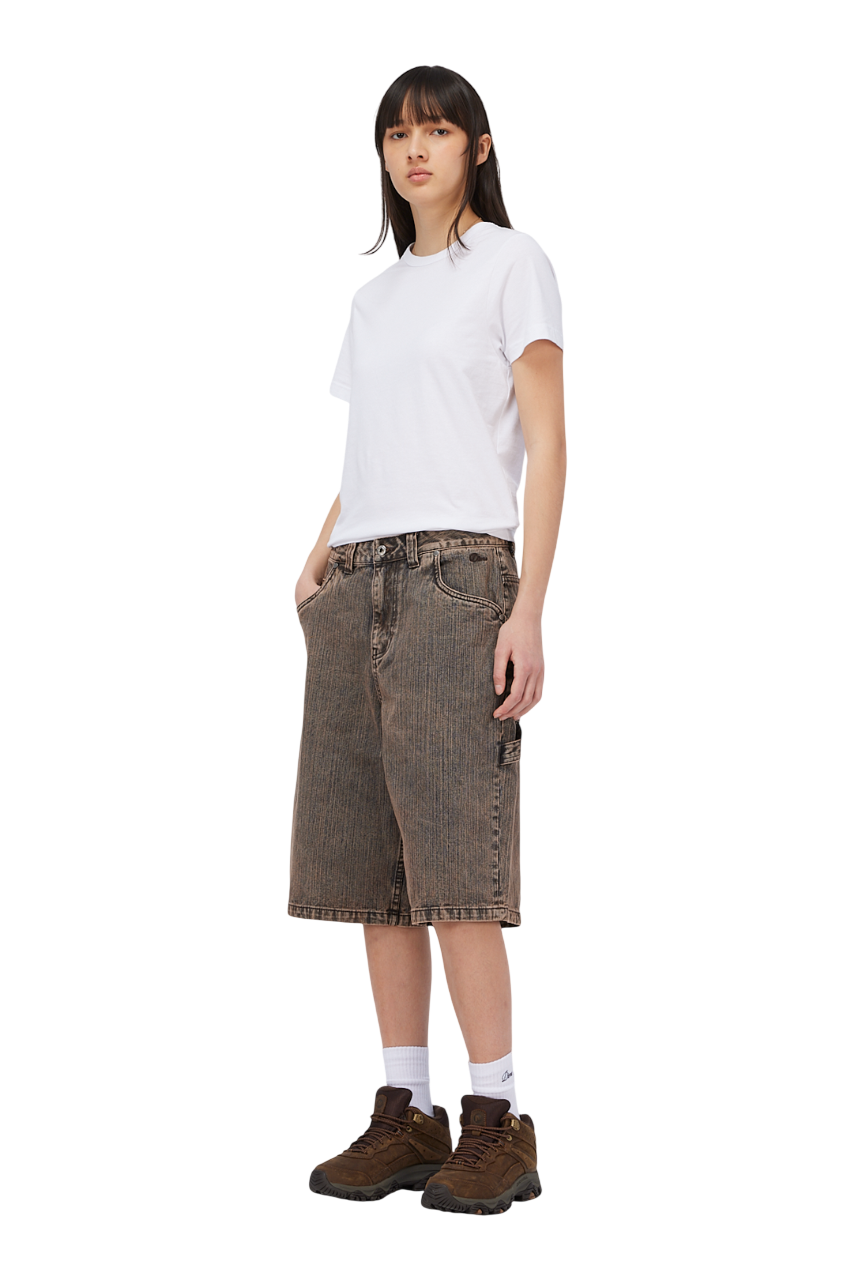 Short en Denim Classique - Marron Premium