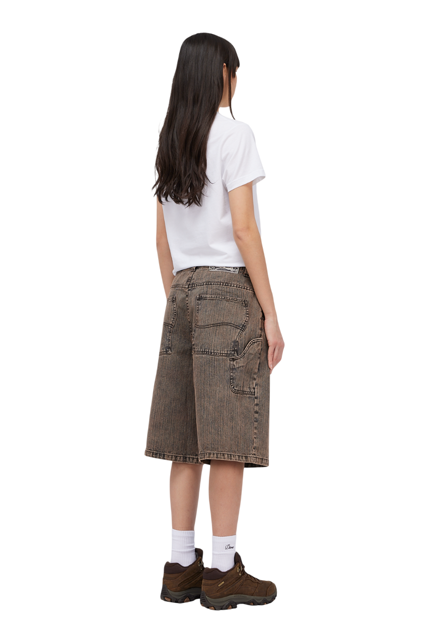 Short en Denim Classique - Marron Premium