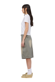 Short en Denim Tech - Désert Sablé