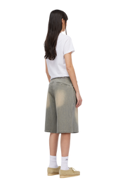 Short en Denim Tech - Désert Sablé