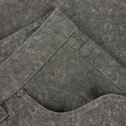Baggy Denim Pants - Electric Charcoal