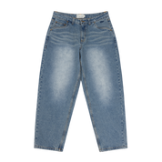 Baggy Denim Pants - Sandblasted Indigo