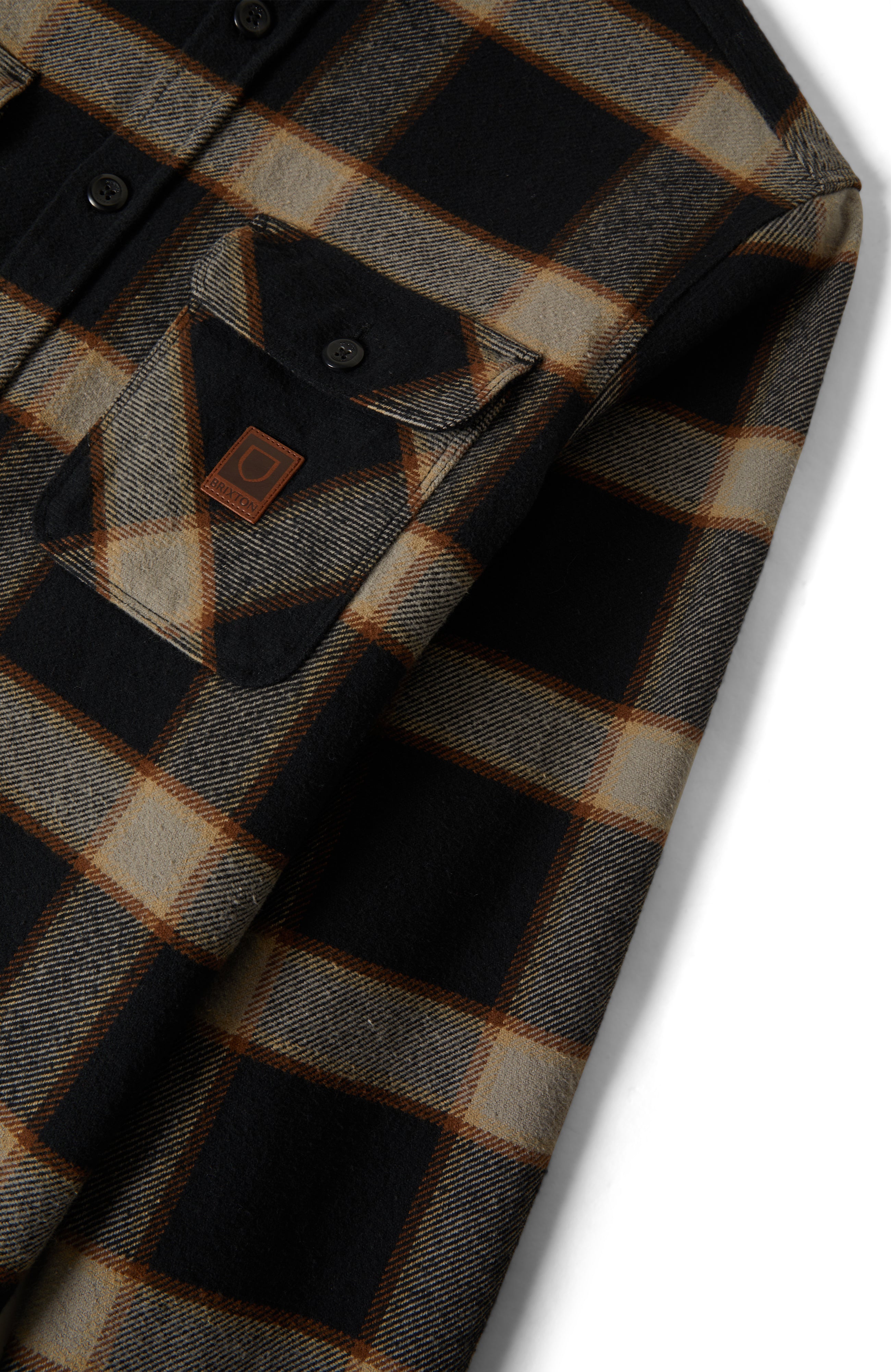 Bowery Heavyweight Flannel - Black/Cream