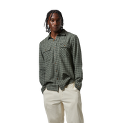 Bowery LW Ultra Flannel - Ivy Green/Whitecap