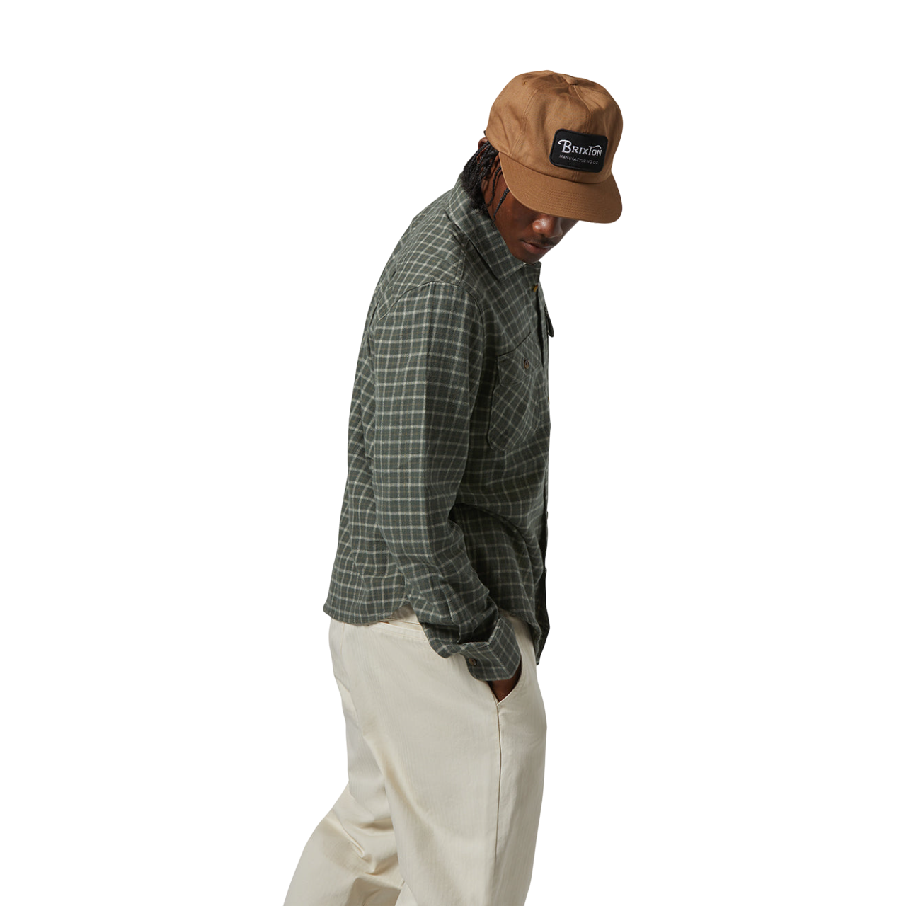 Bowery LW Ultra Flannel - Ivy Green/Whitecap