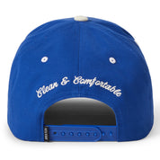 Brixton Motel Netplus Snapback Cap - Electric Blue/Off White