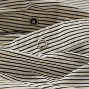 Builders Auto S/S Shirt - Black/Off White Stripe