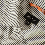 Builders Auto S/S Shirt - Black/Off White Stripe