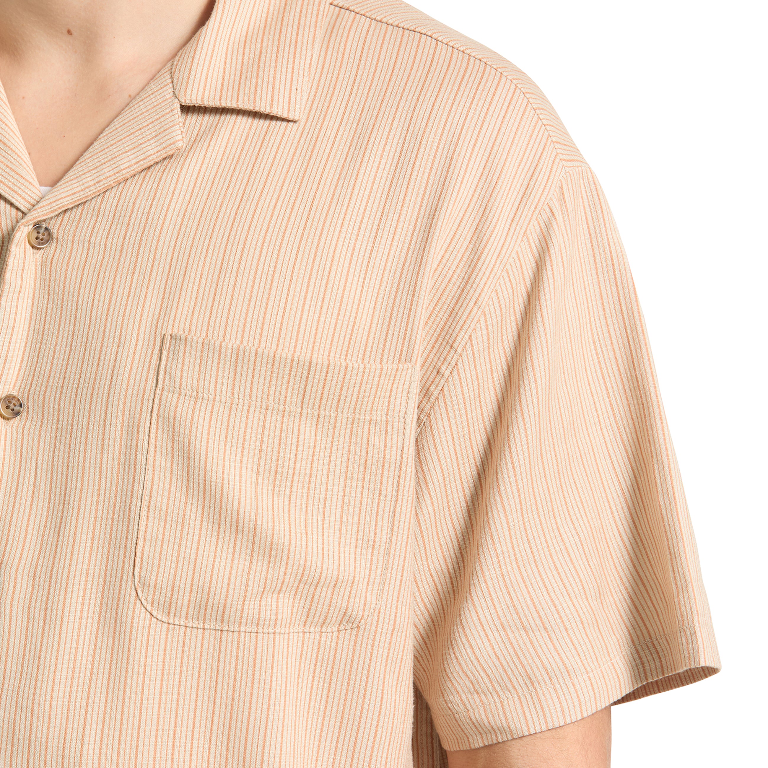 Bunker Slub Shirt - Italian Clay Stripe