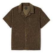 Bunker French Terry Cloth S/S Camp Collar Shirt - Ivy Green
