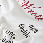 Burger She Wrote Pocket T-Shirt - White