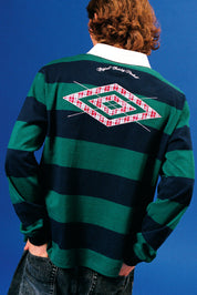 Victory Rugby Polo - Navy/Forest
