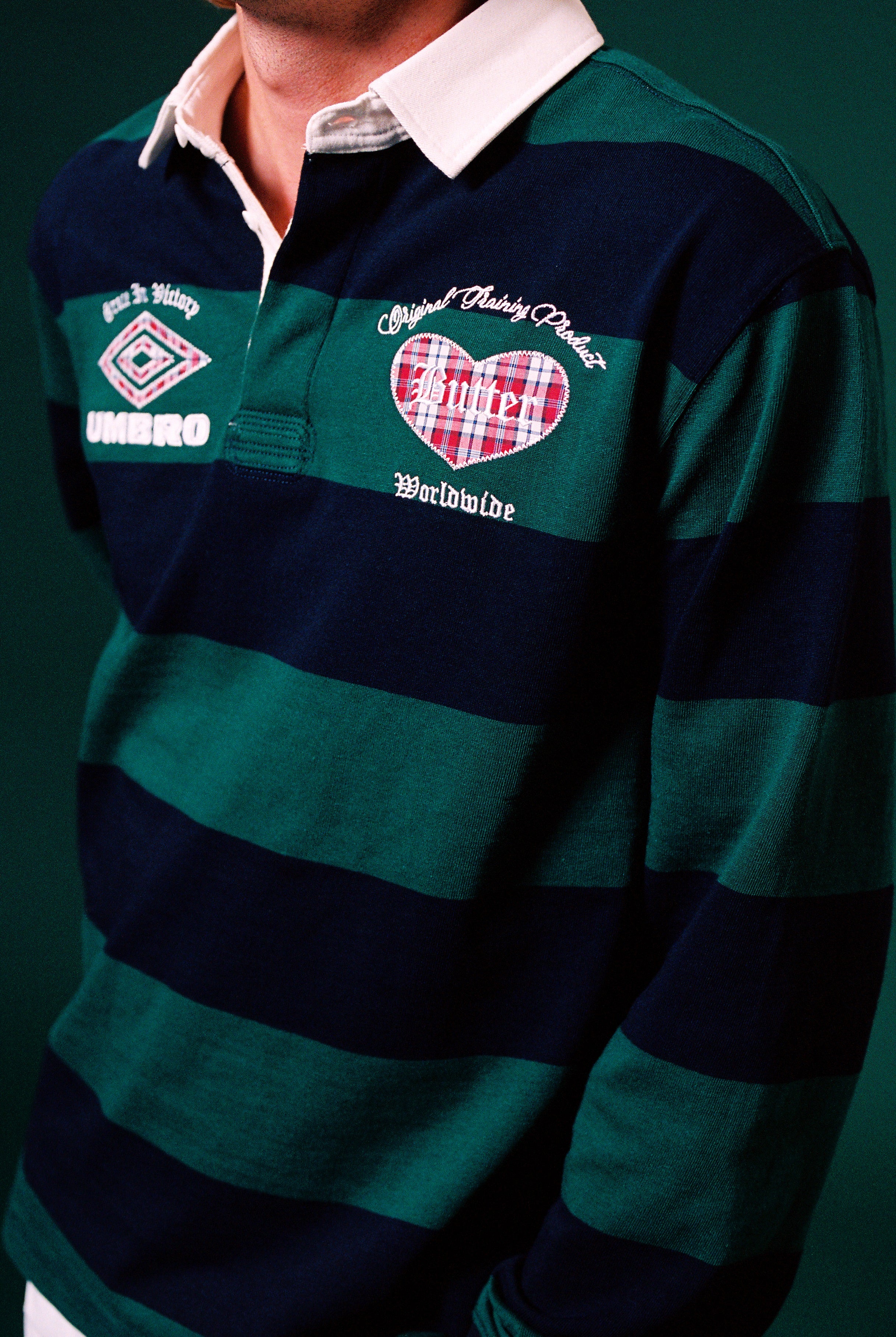 Victory Rugby Polo - Navy/Forest