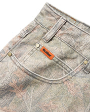 Baggy Denim Jeans - Forest Camo