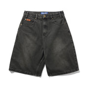 Short en Denim Baggy - Noir Délavé