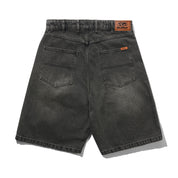 Short en Denim Baggy - Noir Délavé