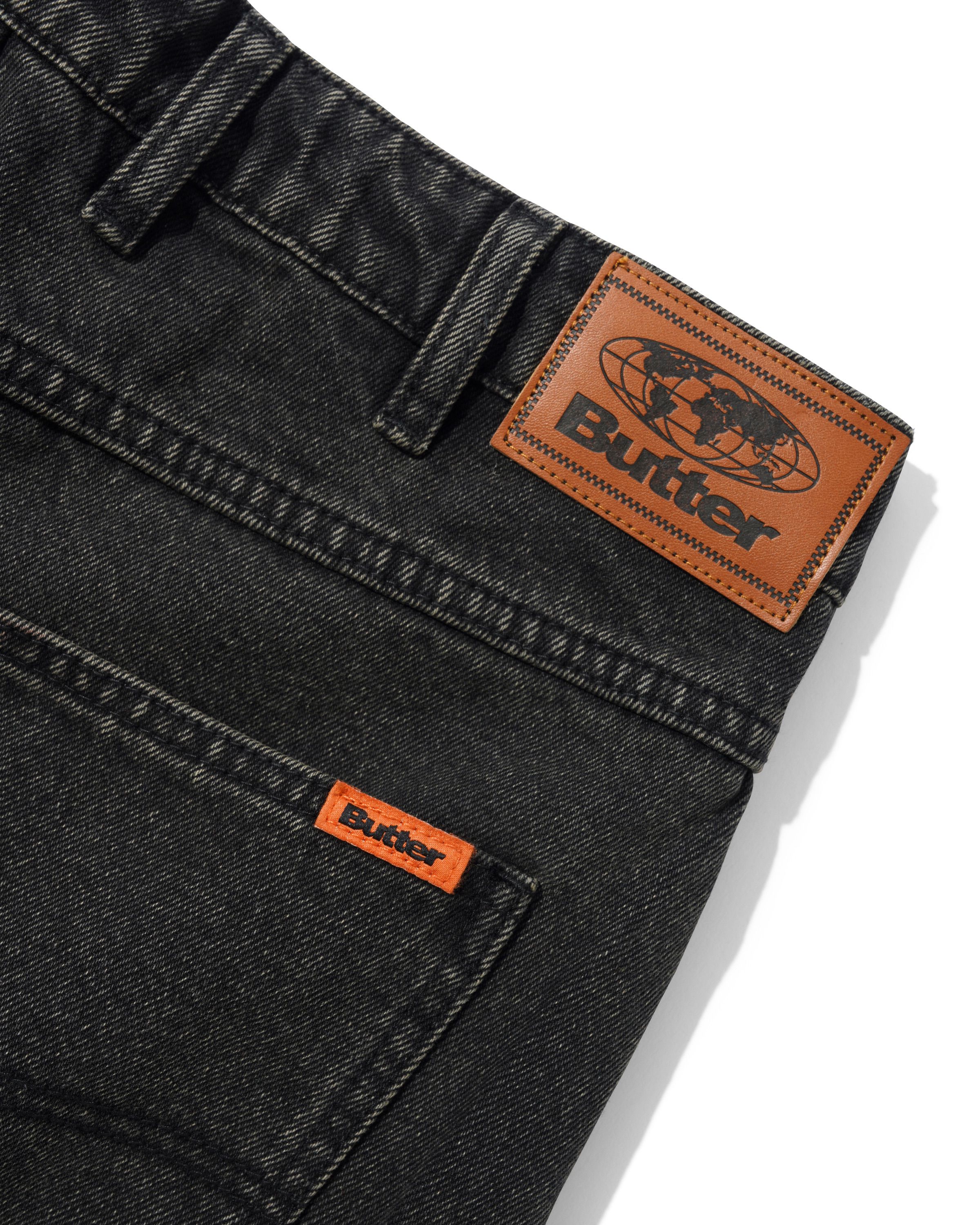 Short en Denim Baggy - Noir Délavé